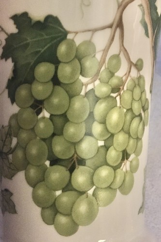American Atelier Set Of 4 Vineyard 5039 Purple Red Blue Green Grapes Mugs 4.5" - 第 7/13 張圖片