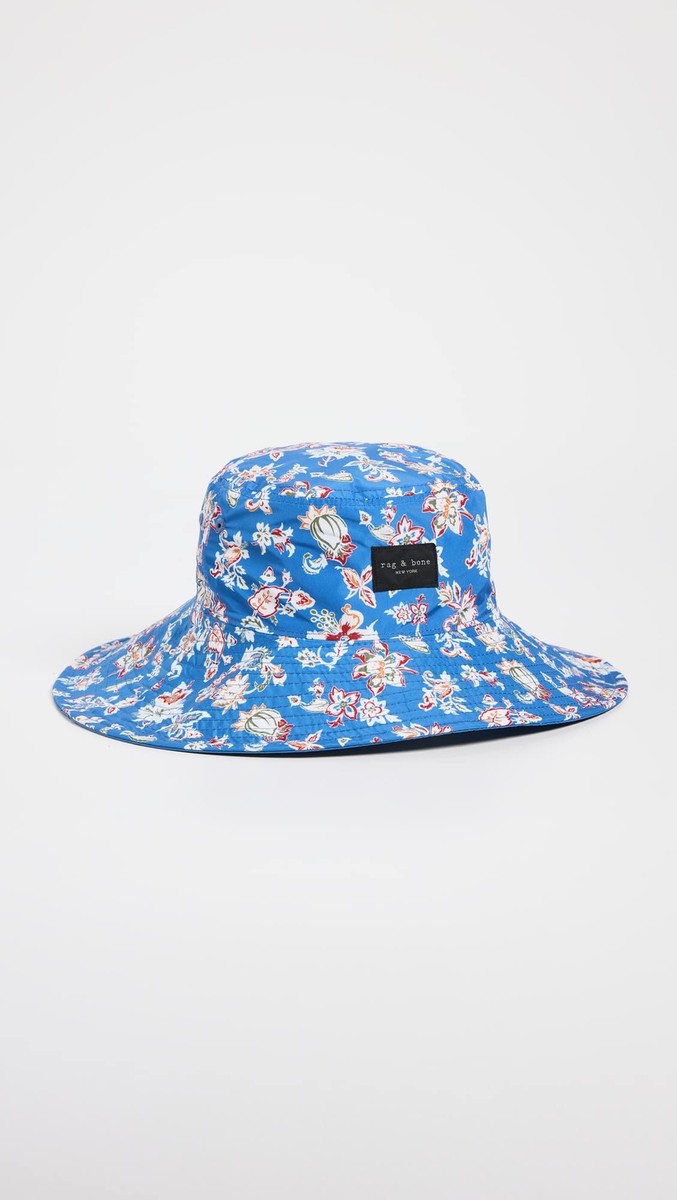 NWOT RAG & BONE addison cruise hat in yellow floral rag & bone Addison Cruise Hat | Shopbop main image 2