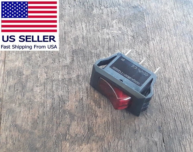 Heater Toggle/Rocker Switch for Sylvania Fireplace Model SOQC935-MBK Ships  Fast! | eBay