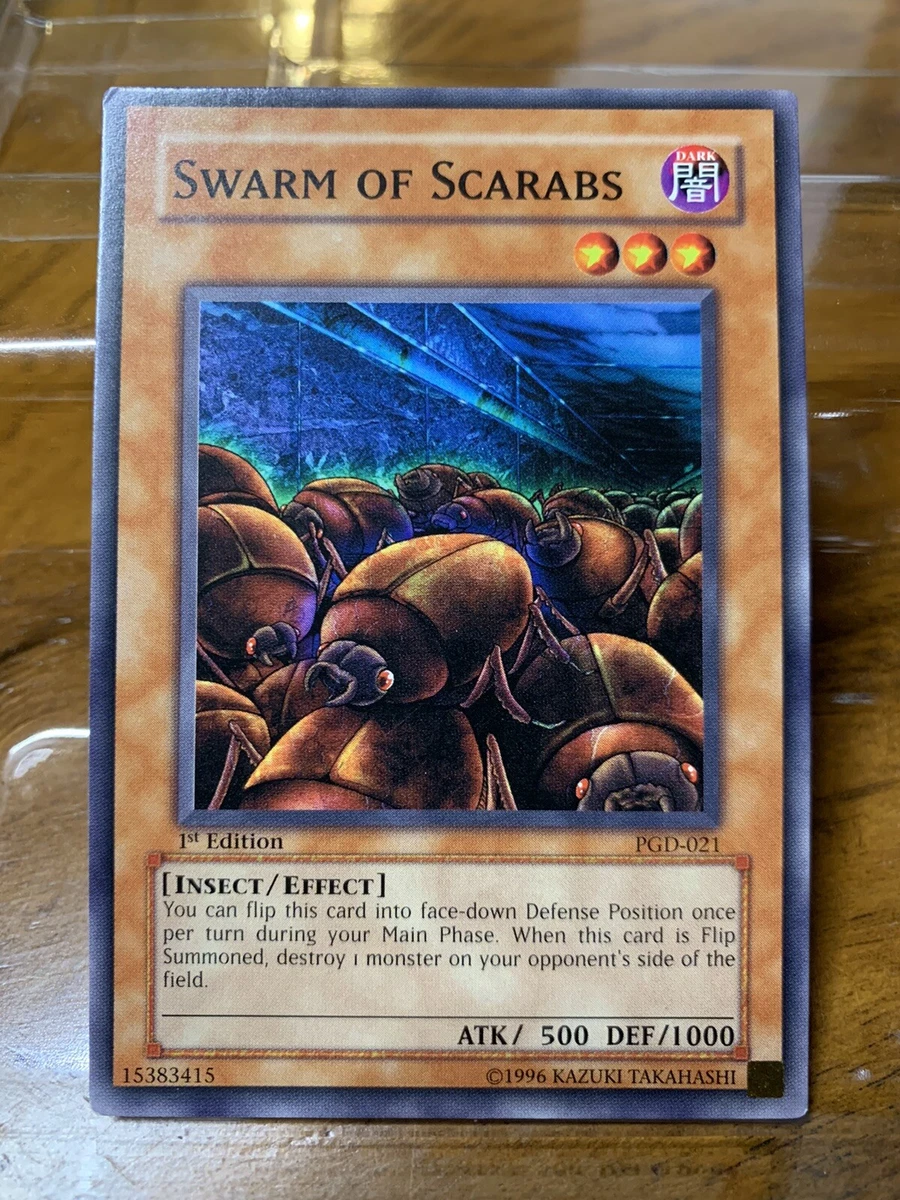 Swarm Of Scarabs PGD-021 Yu-Gi-Oh! Card 1st Edition - Heavy Play - HP | eBay