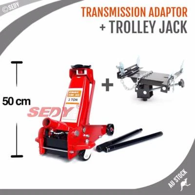 3 Ton Floor Jack Transmission Adaptor Trolley Jack Hydraulic