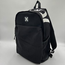 Hurley Backpack Black and White Logo Adjustab...