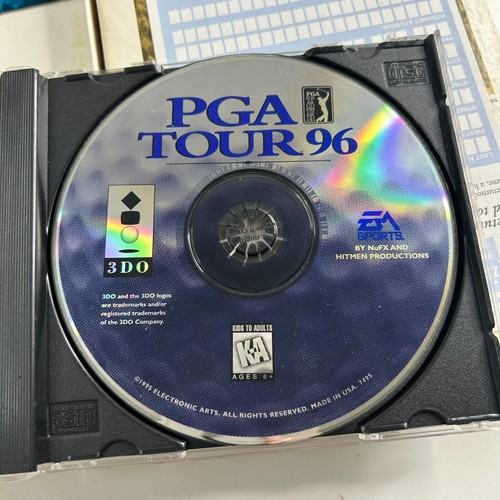 PGA Tour 96 (3DO, 1994 NTSC-U/C) Complete With Manual CIB VGC - Picture 9 of 11