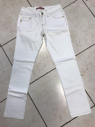 Highway Jeans White Jeans w/ Gold 
