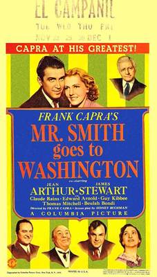 MR. SMITH GOES TO WASHINGTON Movie POSTER 27x40 D James Stewart Jean Arthur