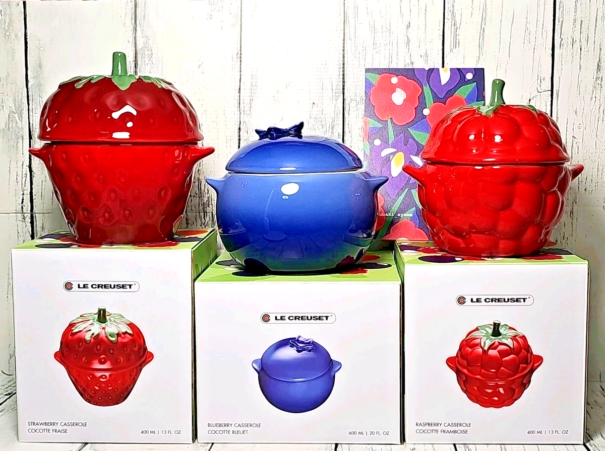 Le Creuset Mini Berry Cocotte Strawberry Blueberry Raspberry