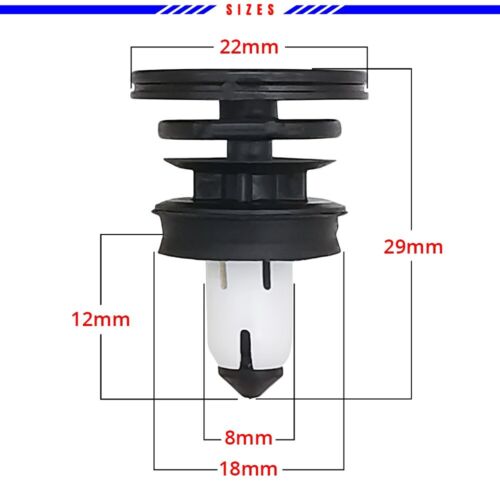 Retenedor de borde de panel de puerta de nailon Mean Taz automático 30x para Tesla reemplaza 1135147-00-B - Imagen 2 de 8