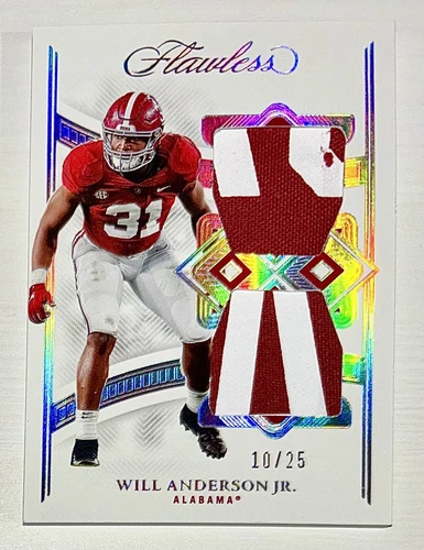 2023 Panini Flawless Collegiate Will Anderson #RDP-WAJ