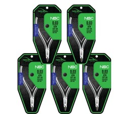 Nghia - Stainless Steel Cuticle Nipper D03 Jaw 16 Pack of 5 