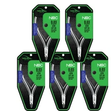 Nghia - Stainless Steel Cuticle Nipper D03 Jaw 16 (Pack of 5)