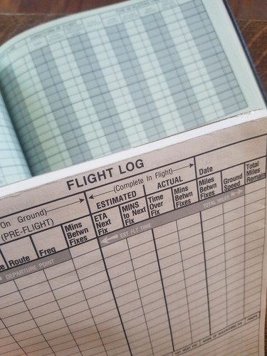 VTG Pilot Kit Metal Aircraft Radio Call Clipboard, Flight Log, Book, Nav Plotter - Picture 8 of 10