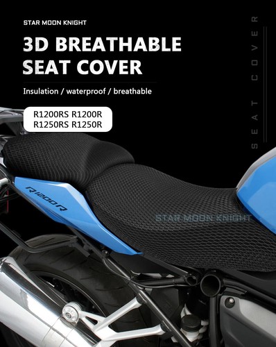 Motorcycle Anti-Slip 3D Mesh Seat Cover Breathable Cushion For BMW R1250RS - Picture 7 of 14