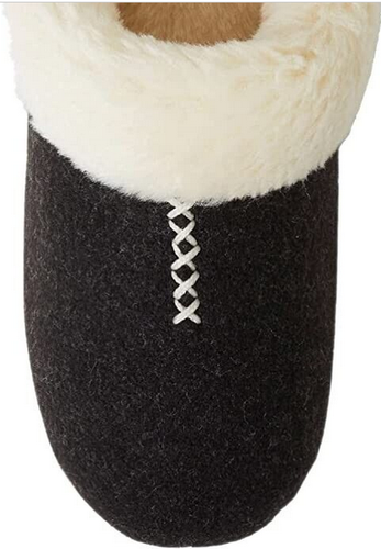 Dearfoams Woman's Indoor/Outdoor Memory Foam Clog Slippers (BLACK, M-(7-8)) NWOB - Picture 3 of 7