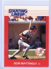 Don Mattingly 1988 Kenner Starting Lineup Card New York Yankees