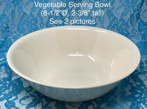Sandstone CORELLE by CORNING * CHOICE OF PIECE * Plain Ivory 21-2698D - Picture 18 of 23