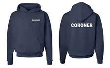 Coroner Medical Examiner Law Enforcement Hooded Sweatshirt S-5XL   