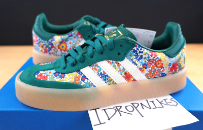 adidas × Libertyスニーカー【超美品✨】 adidas x Liberty London Sambae Green Floral Women's - JH7289 | eBay