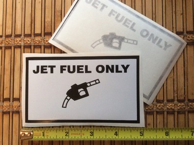 AIRCRAFT WING JET FUEL ONLY  FILL POINT DECALS GAMA