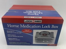 NEW Lock Med Home Medication Lock Box - 8" x 6" x 4" Medicine Case / Safe SEALED