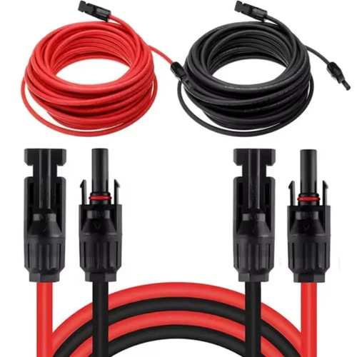 Solarkabel Verlängerungskabel rot/schwarz 4mm²/ 6mm² Solarleitung PV mit Stecker
