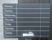Wochenplaner Planer Kreidetafel KüChentafel Schreibtafel Tafel Wandtafel Weekly