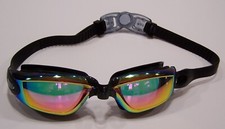 Swim Goggles, Swimming No Leak Full Protection Adult Men Women BRIGHT FUCHSIA