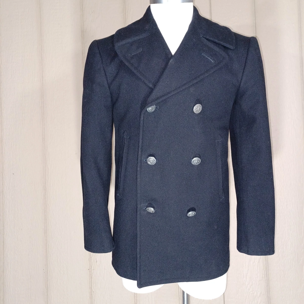 Mens vintage shop pea coat