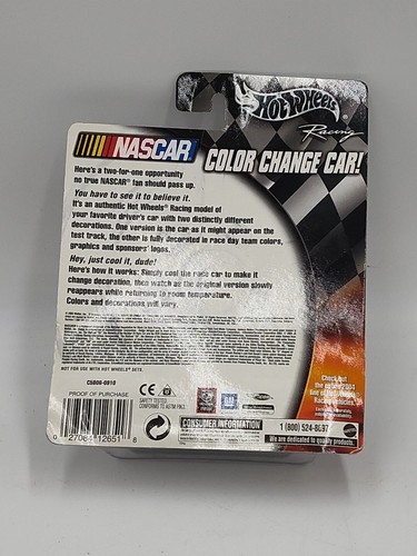 Hot Wheels Kurt Busch Nascar Color Change Car 2003 - Picture 5 of 7