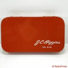 J.C. Higgins Stock Finish Kit # 2118 Sears Roebuck & Co Vintage Tin Case Only