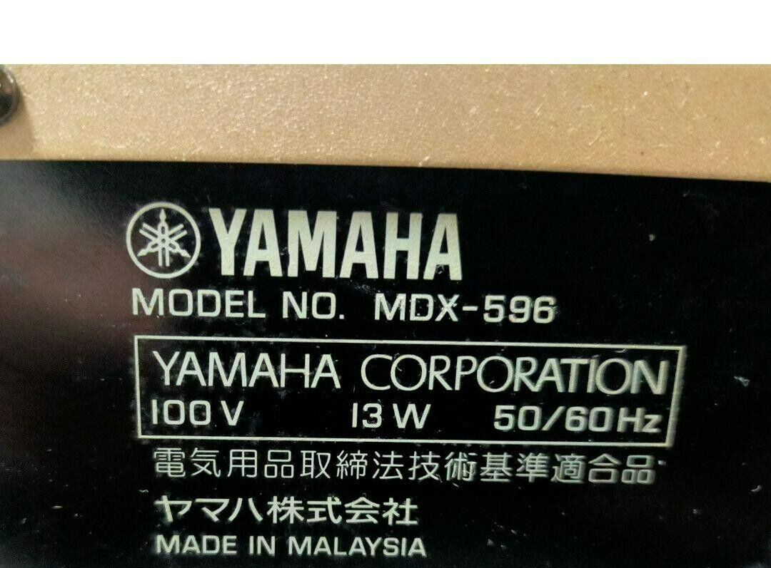 YAMAHA MDX-596 High specs MD Deck Recorder Gold used | eBay YAMAHA MDX-596 High specs MD Deck Recorder Gold used | eBay