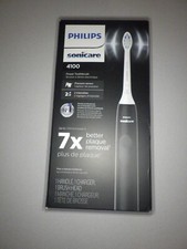 Philips Sonicare 4100 Power Toothbrush Rechargeable Electric Black NEW,OPEN BOX