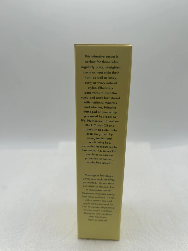 SheaMoisture ямайское черное касторовое масло укрепляющая и растущая сыворотка для волос Plz Read DS - Изображение 3 из 4