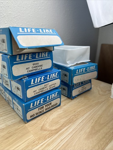 LIFE-LIKE HO Campbell Soup Promotional 7 Car Diesel Freight Train Box Cars - Picture 2 of 15
