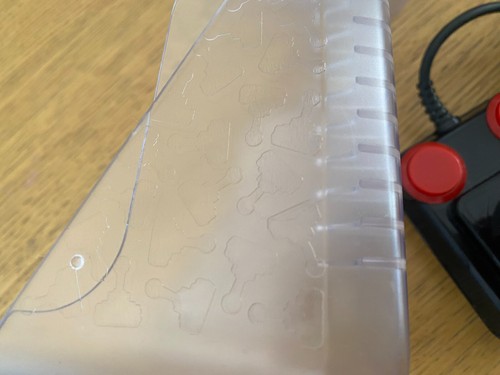 🕹️ Clear Floppy disk Case 🕹️ Competition Pro Joystick 🕹️ MINI RED BLACK🕹️ - Picture 5 of 6