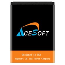 Large Capacity AceSoft 2150mAh Displaceable Extra Battery for CAT S22 Flip Phone