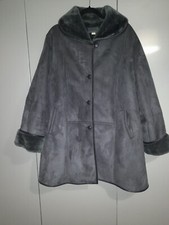 Gabriella Vicenza Grey Fur Lined Jacket Size 20-22