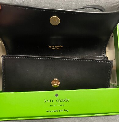 ♠️NIB Kate Spade Adjustable Belt Bag♠️ Kate Spade Black Bow Belt Bag New | Mercari main image 2