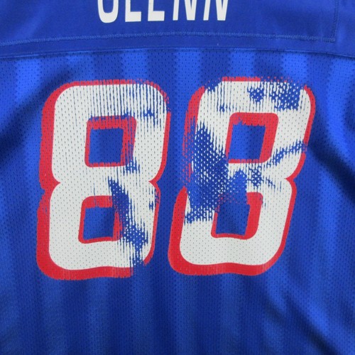 Maglia vintage New England Patriots uomo 2XL blu starter Terry Glenn #88 NFL anni 90 - Foto 17 di 19