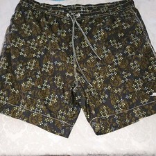 Tommy Bahama Relax Swim Trunks Shorts Men's Size XL Black Mesh Lined Beach