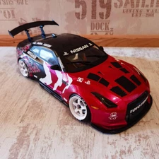 Rc 1/10 NISSAN GTR R35 Body Shell 190MM  -CLEAR-