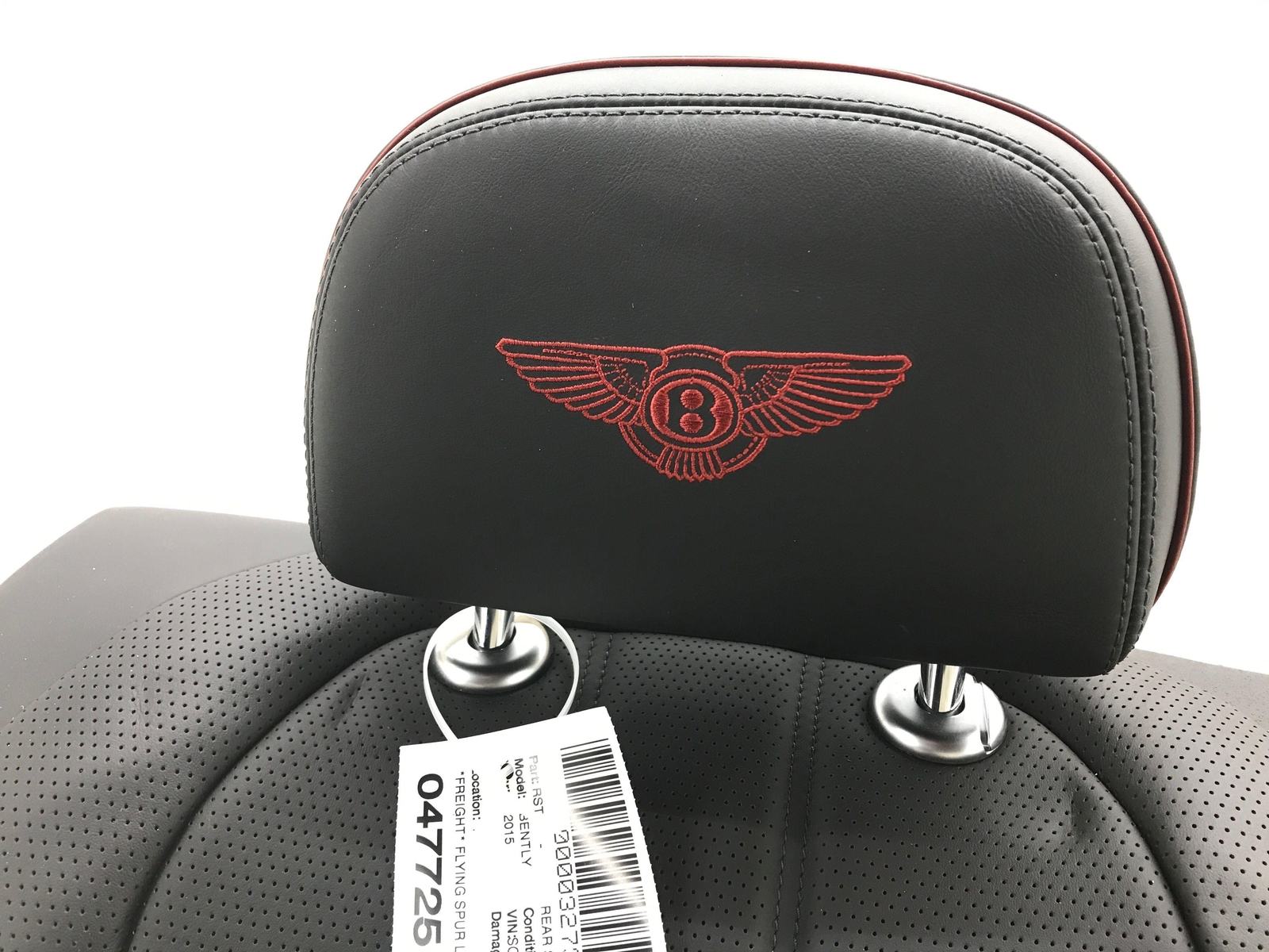 2013-2019 BENTLEY FLYING SPUR LEFT REAR SEAT W/ SWITCH *SEATBELT INDENTED* OEM