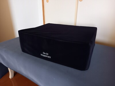 High-end audio cover for Accuphase DP-1000 made to order made of velvet suede
