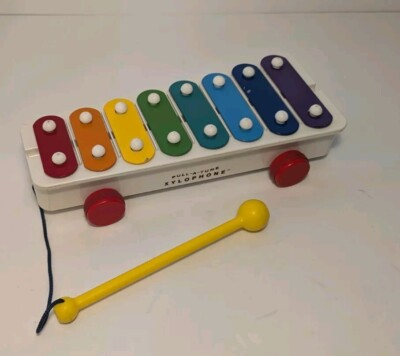 #ad Mattel Fisher Price Pull A Tune Xylophone 2009 Music B3 $17.88