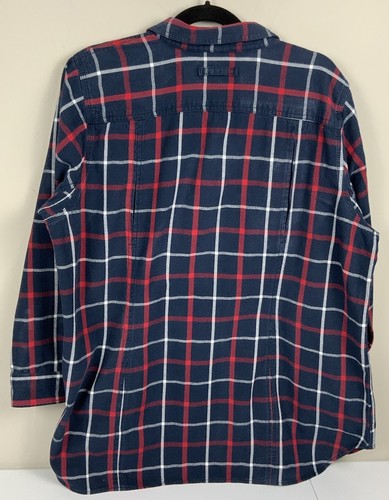 Camisa Duluth Trading Para Hombres 2XL Roja Negra A Cuadros Manga Larga Franela con Botones - Imagen 2 de 10