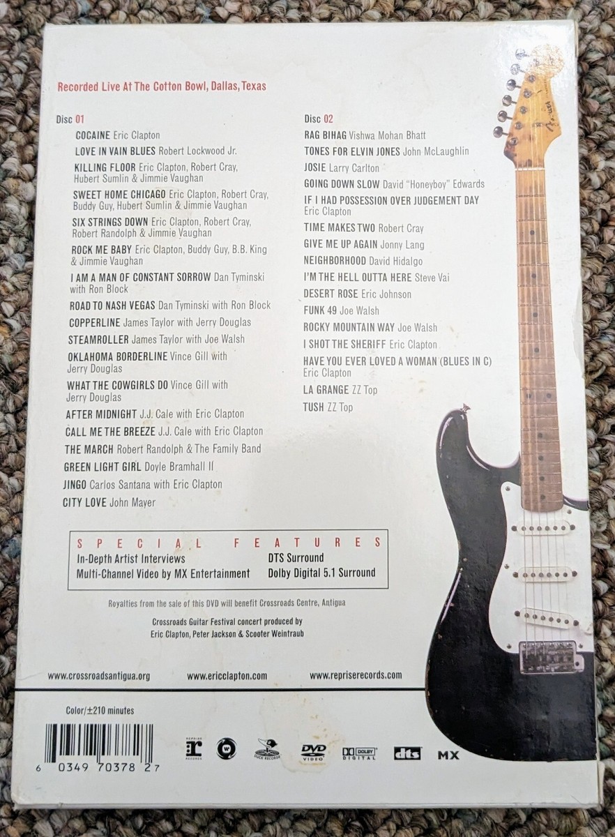 5CD+DVD★CROSSROADS GUITAR FESTIVAL 2004 Amazon.com: Crossroads Guitar Festival 2004 : Eric Clapton: Movies