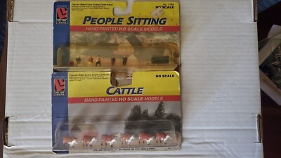 HO 2 LIFELIKE FIGURE SETS  AS PICTURED   NEW OLD STORE STOCK   FROM ESTATE  MR  