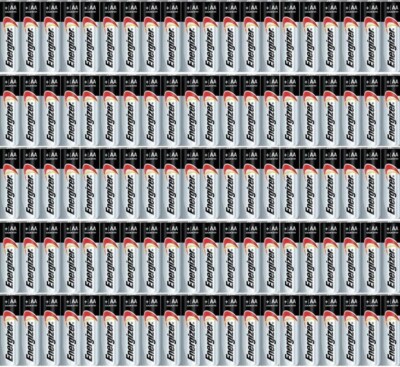 100 Count Energizer Max AA E91 Alkaline Batteries Exp. 2031