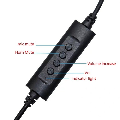 High-Quality Headset QD (Quick Disconnect) Connector to USB Adapter Cable - Zdjęcie 4 z 6