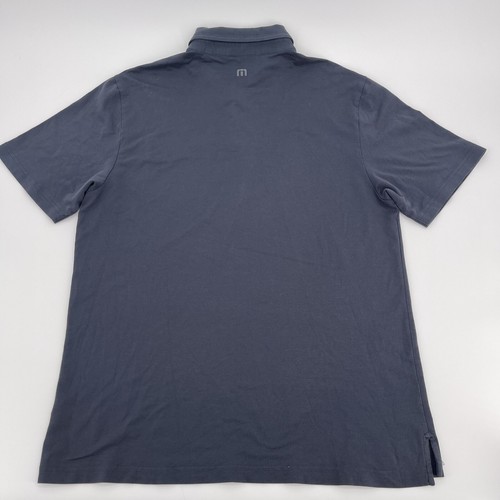 Travis Mathew Hemd Herren Extra Large Navy Streifen Leicht Golf Freizeit - Bild 7 von 7