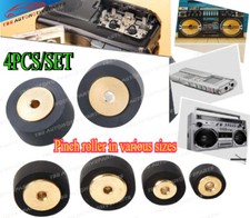 4pcs/set Copper Deck Pinch Roller Tape Recorder Cassette for Sharp SONY Technics